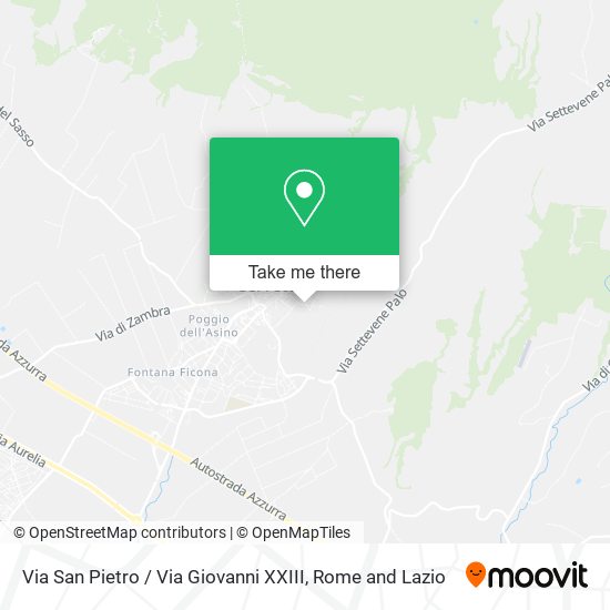 Via San Pietro / Via Giovanni XXIII map