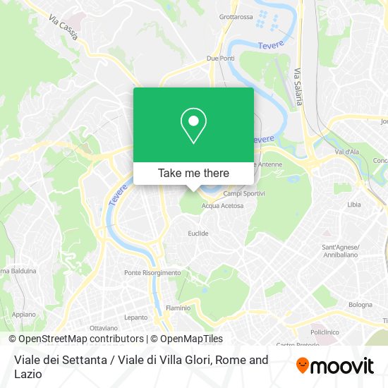 Viale dei Settanta / Viale di Villa Glori map