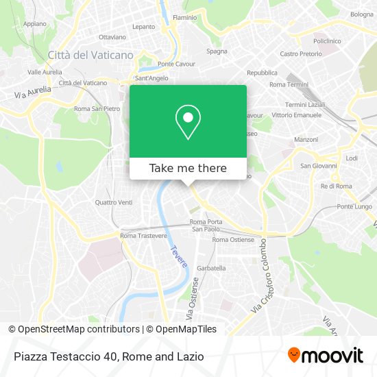 Piazza Testaccio  40 map