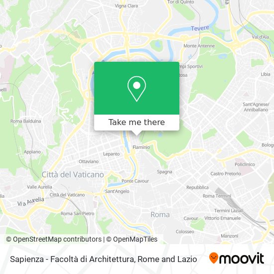 Sapienza - Facoltà di Architettura map