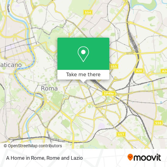 A Home in Rome map