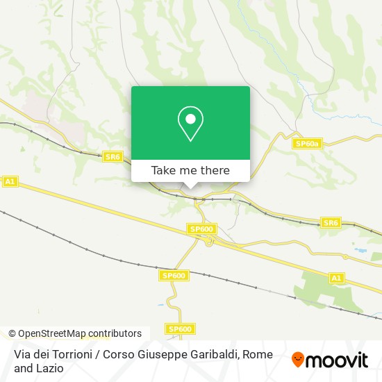 Via dei Torrioni / Corso Giuseppe Garibaldi map