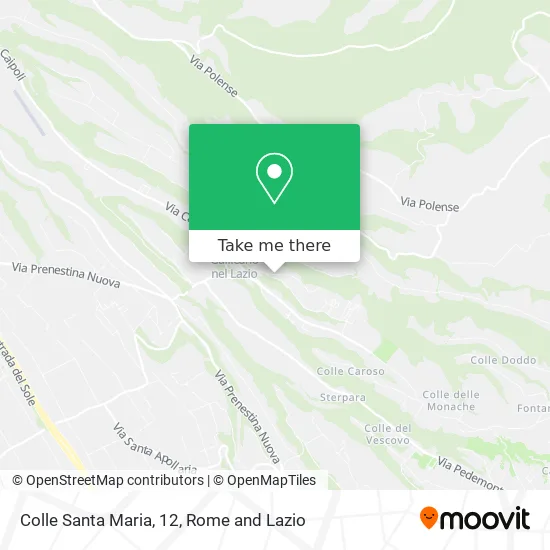 Colle Santa Maria, 12 map