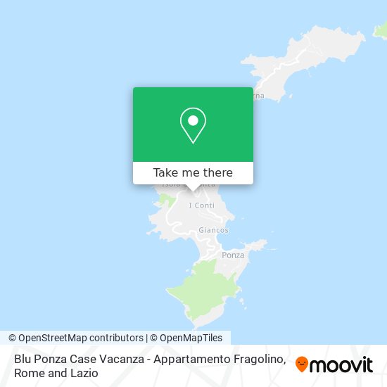 Blu Ponza Case Vacanza - Appartamento Fragolino map