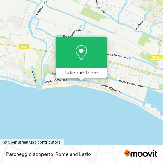 Parcheggio scoperto map