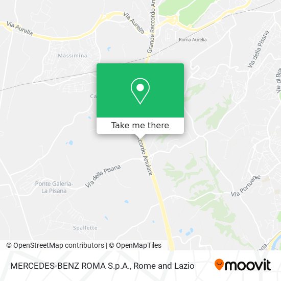 MERCEDES-BENZ ROMA S.p.A. map