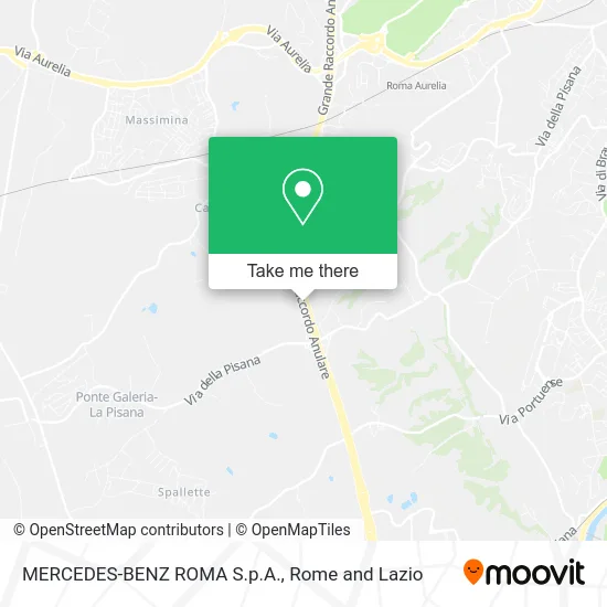 Mercedes-Benz Rome S.p.A. map