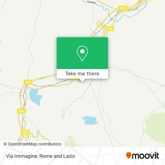 Via Immagine map