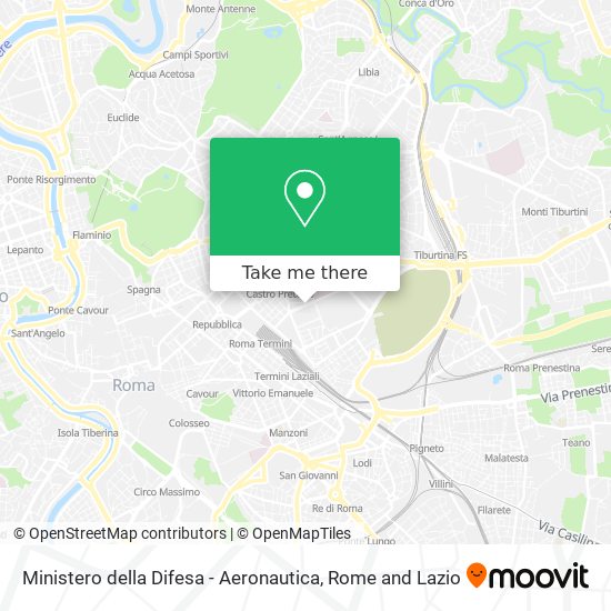Ministero della Difesa - Aeronautica map