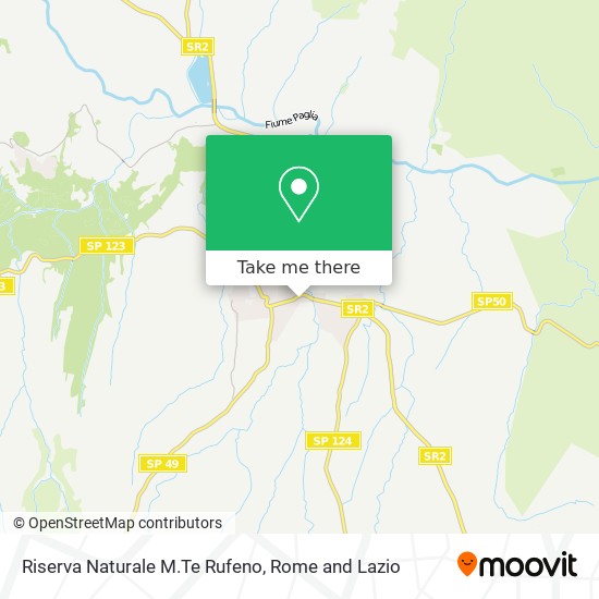 Riserva Naturale M.Te Rufeno map