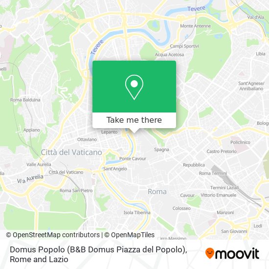 Domus Popolo (B&B Domus Piazza del Popolo) map