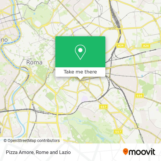 Pizza Amore map