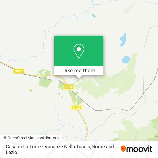 Casa della Torre - Vacanze Nella Tuscia map