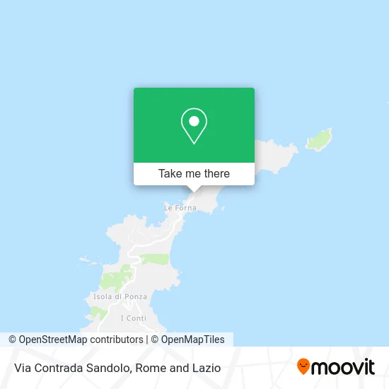 Via Contrada Sandolo map