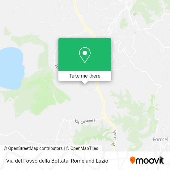 Fosso della Bottata Street map