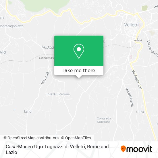 Casa-Museo Ugo Tognazzi di Velletri map