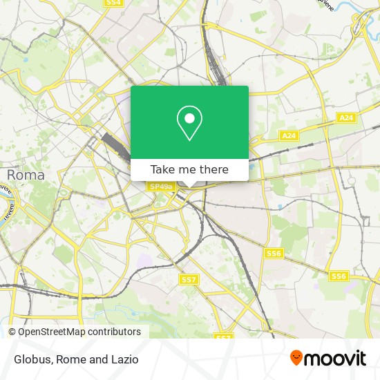 Globus map