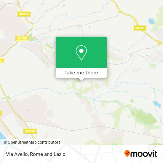 Via Avello map