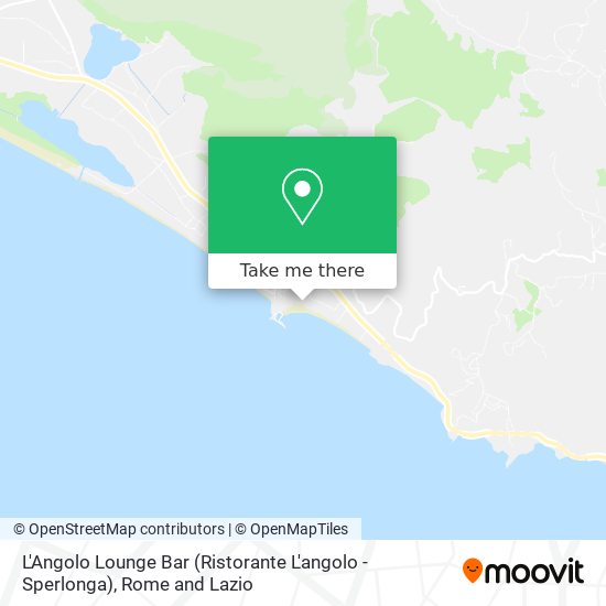 L'Angolo Lounge Bar (Ristorante L'angolo - Sperlonga) map