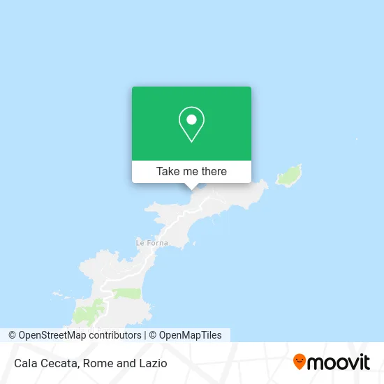 Cala Cecata map