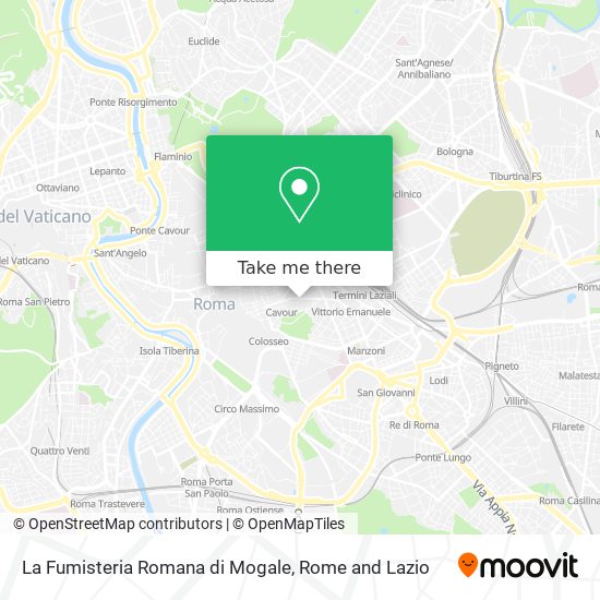 La Fumisteria Romana di Mogale map