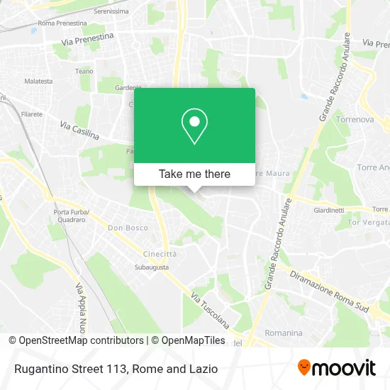 Rugantino Street 113 map