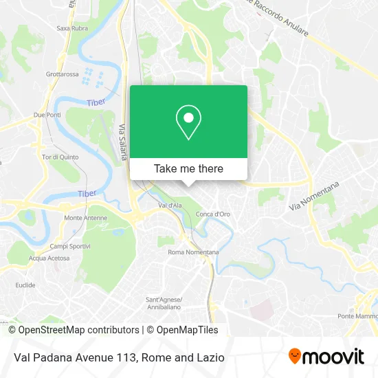 Val Padana Avenue 113 map