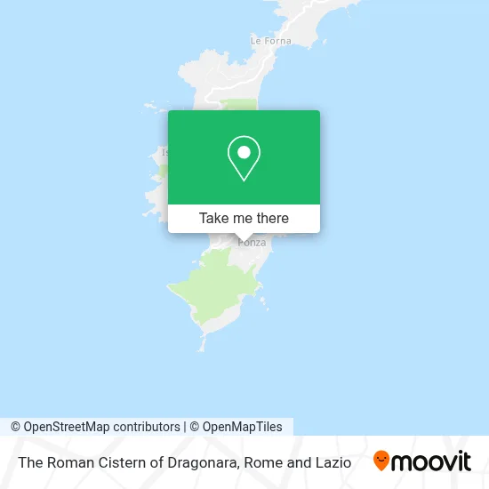 The Roman Cistern of Dragonara map