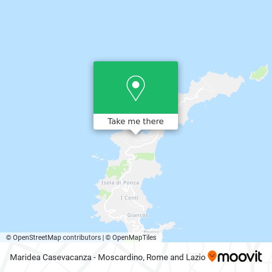 Maridea Casevacanza - Moscardino map