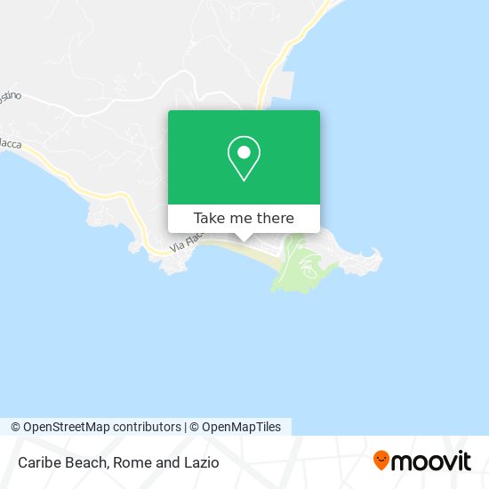 Caribe Beach map