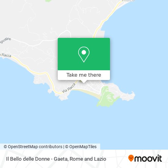 Il Bello delle Donne - Gaeta map