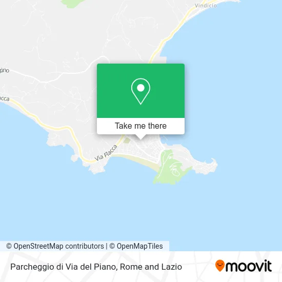Via del Piano Parking map