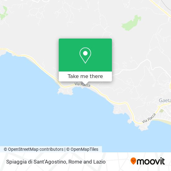 Spiaggia di Sant'Agostino map