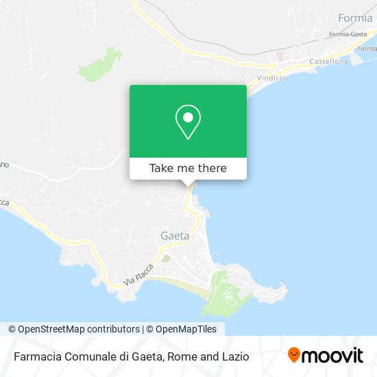 Farmacia Comunale di Gaeta map