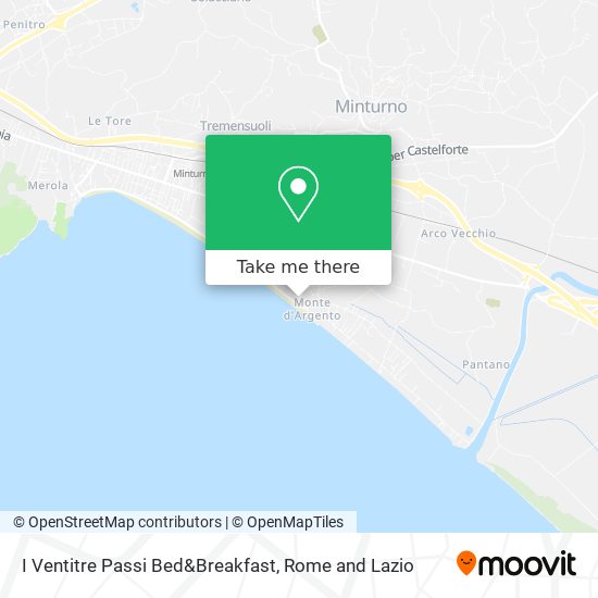 I Ventitre Passi Bed&Breakfast map