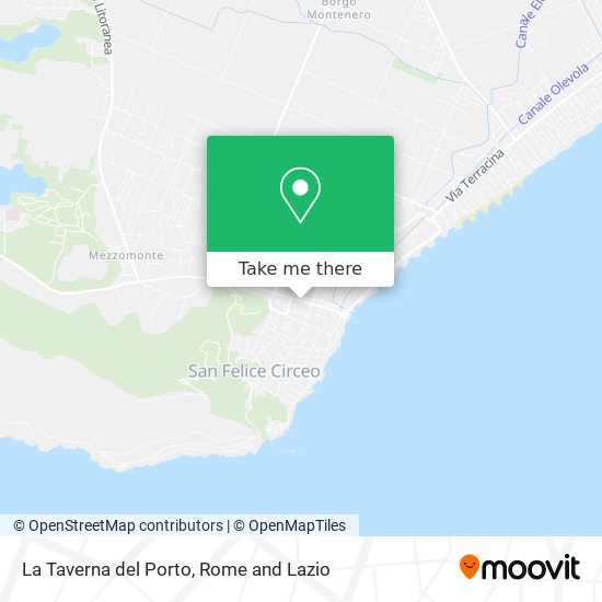 La Taverna del Porto map