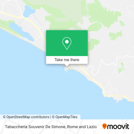 De Simone Souvenir Tobacco Shop map