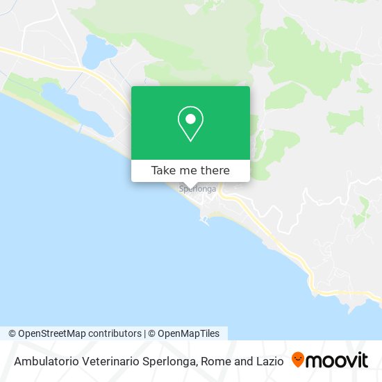 Ambulatorio Veterinario Sperlonga map