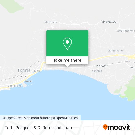 Tatta Pasquale & C. map