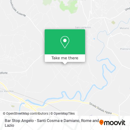 Bar Stop Angelo - Santi Cosma e Damiano map