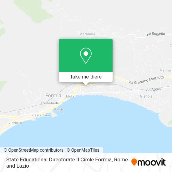State Educational Directorate II Circle Formia map