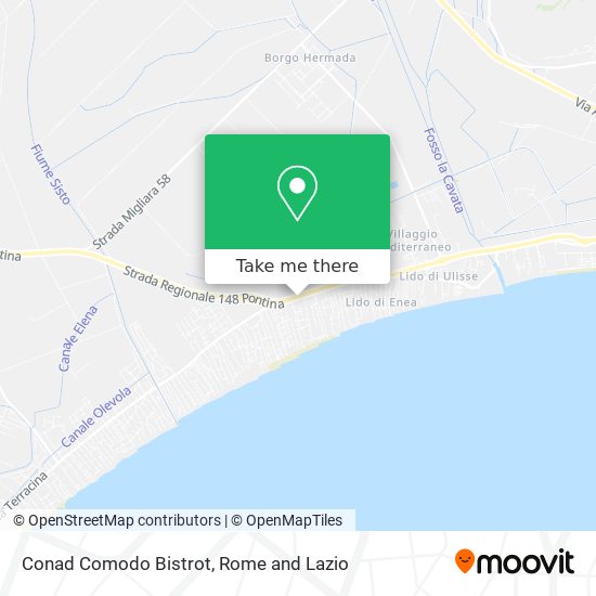 Conad Comodo Bistrot map