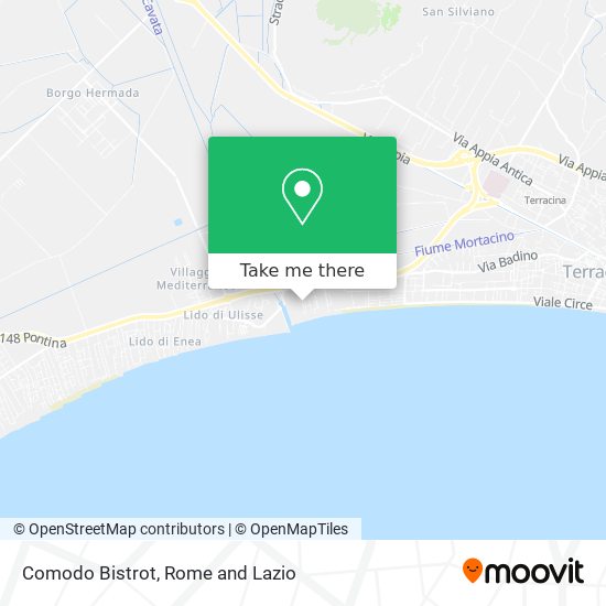 Comodo Bistrot map