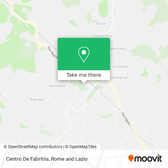 Centro De Fabritiis map