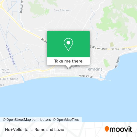 No+Vello Italia map