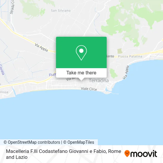 Codastefano Brothers Butcher Shop by Giovanni and Fabio map