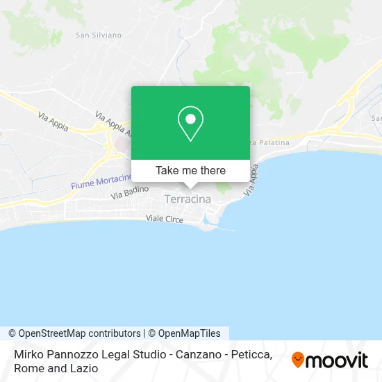 Mirko Pannozzo Legal Studio - Canzano - Peticca map