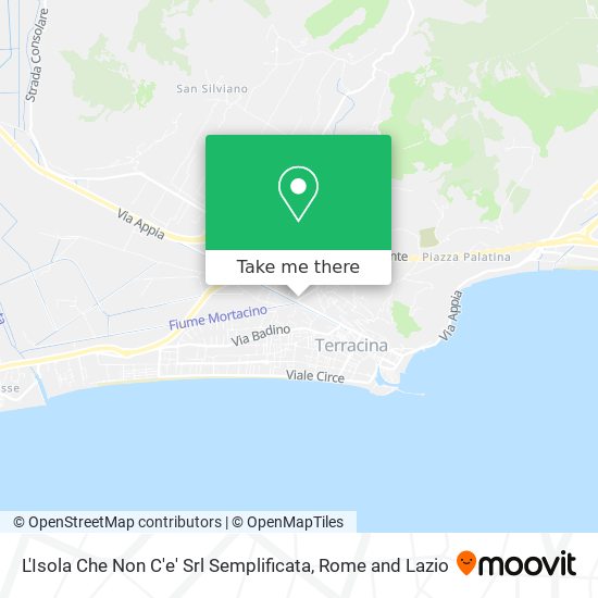 L'Isola Che Non C'e' Srl Semplificata map