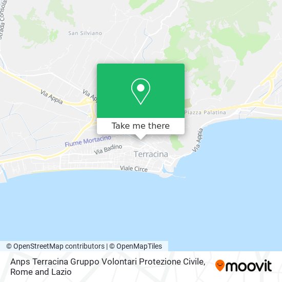 Anps Terracina Gruppo Volontari Protezione Civile map