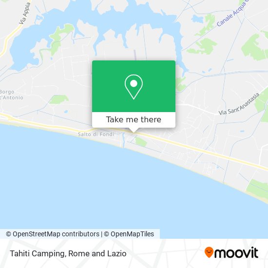 Tahiti Camping map